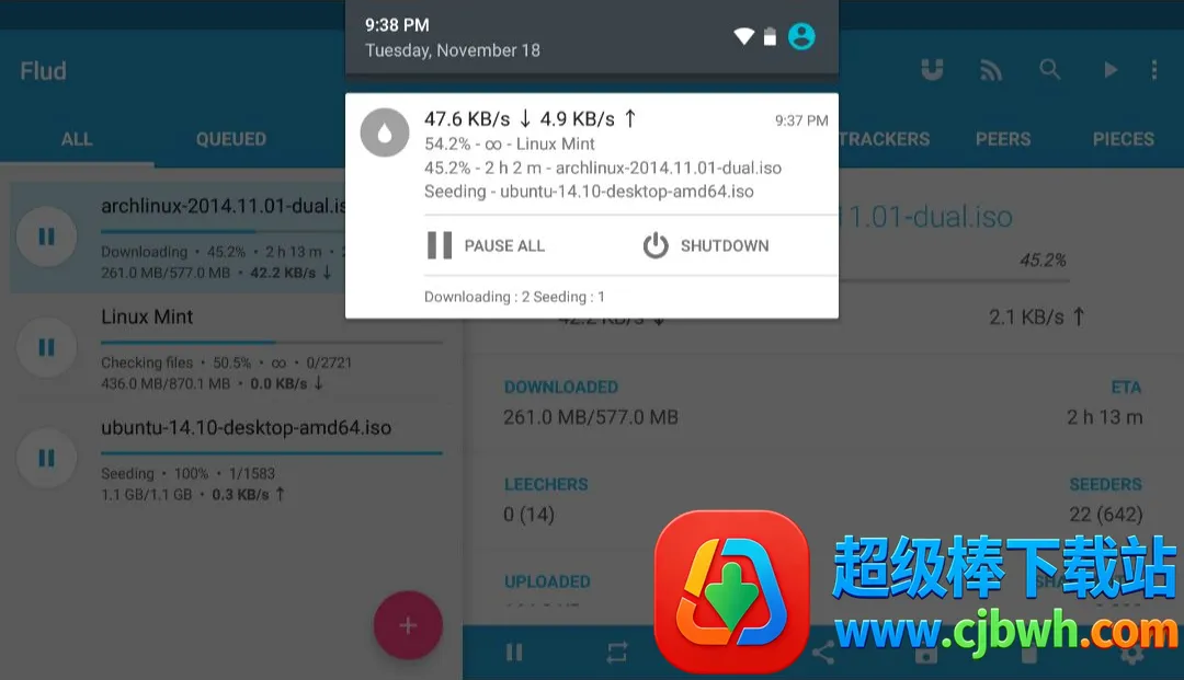Flud种子客户端2026官方正版 Flud种子客户端2026官方正版