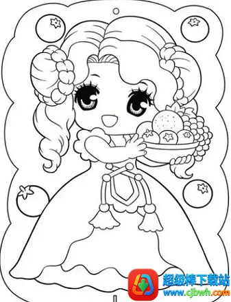 公主爱涂颜色(公主填色休闲游戏) 公主爱涂颜色(公主填色休闲游戏)